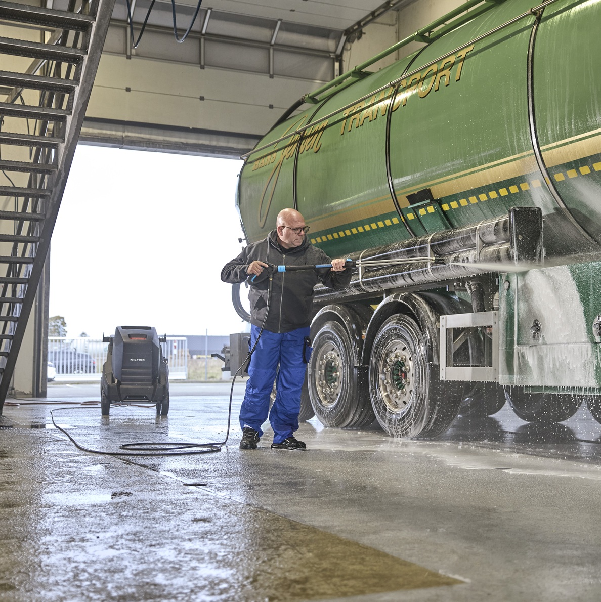 Mittlere mobile Heißwasser-Hochdruckreiniger