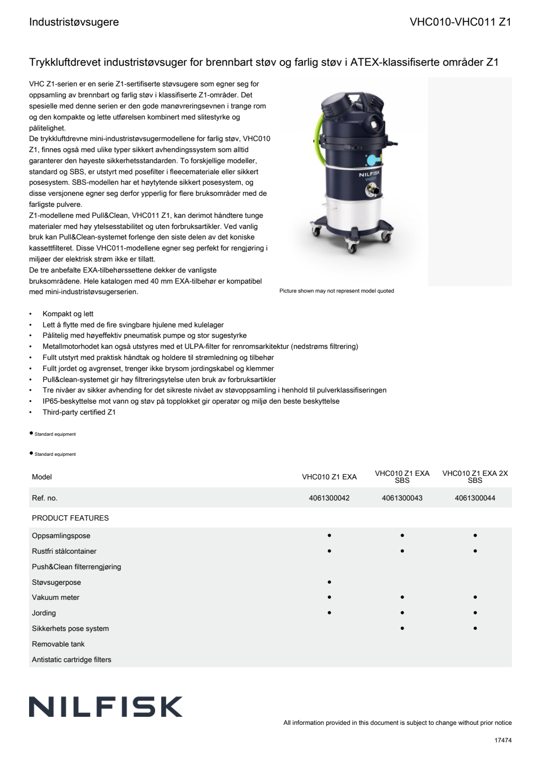 VHC010 011 Factsheets