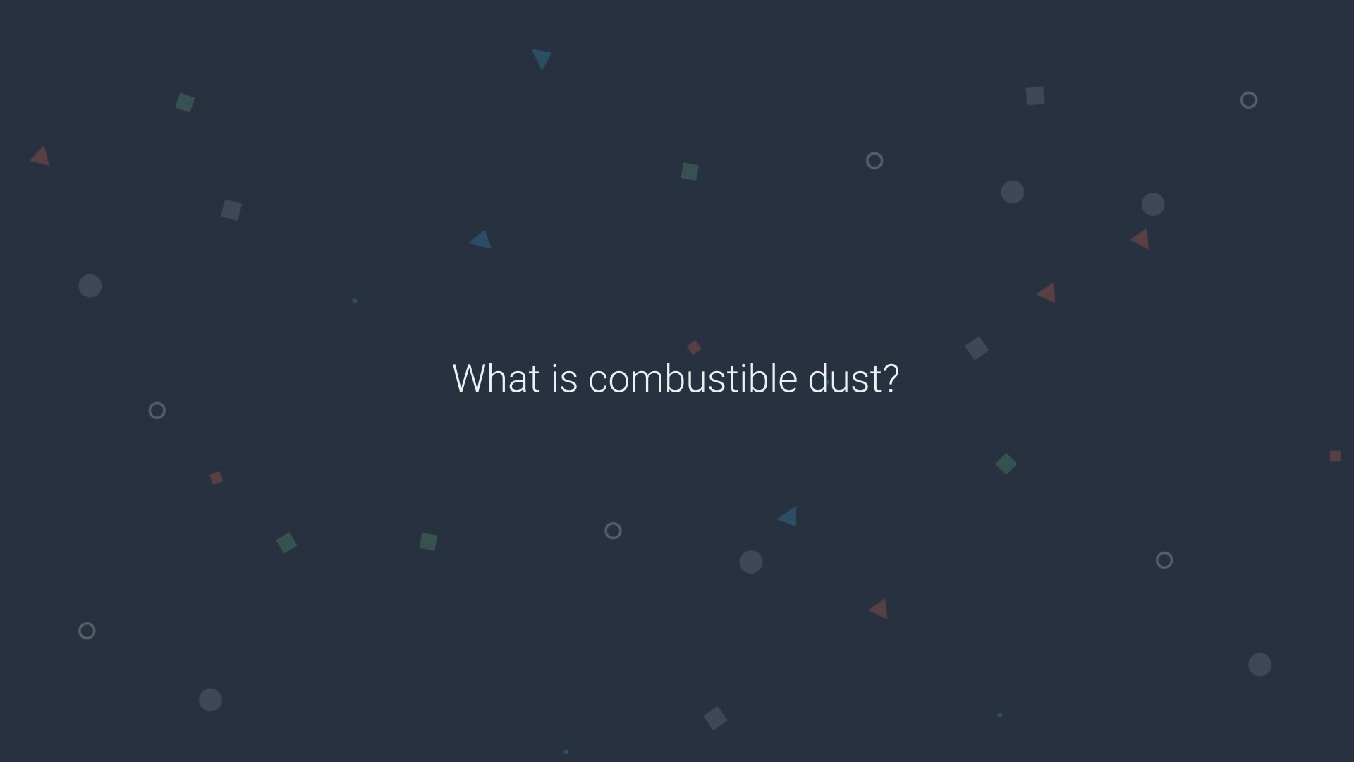 What regulations govern combustible dust?