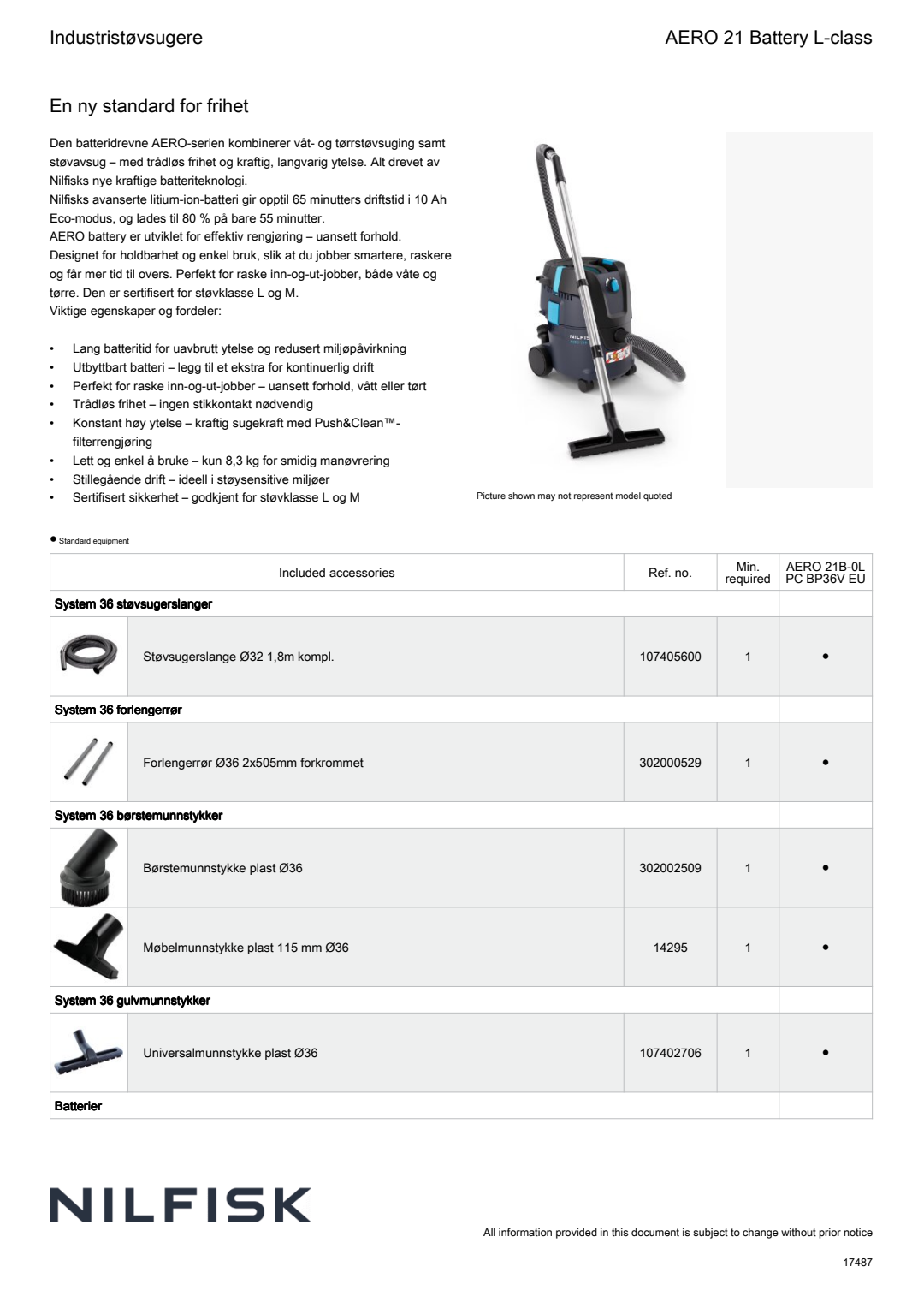 Factsheet Aero Battery