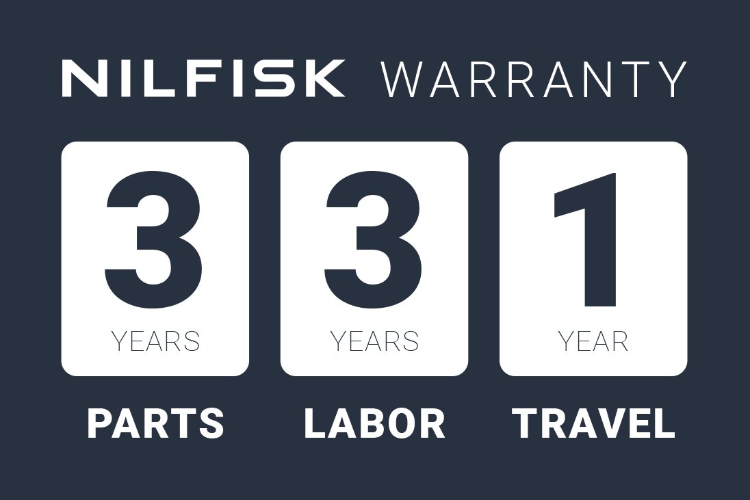 Nilfisk Warranty 3-3-1