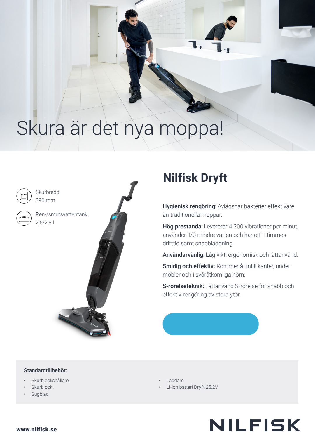 Dryft Produktskylt A4 SV SE