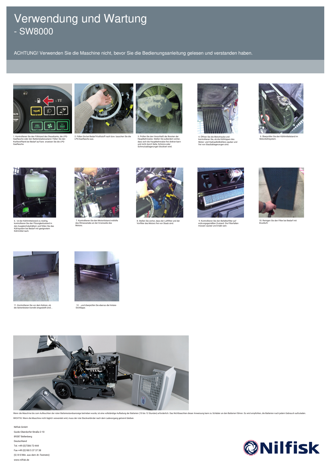 SW8000 Use And Maintenance TLPLNM DE