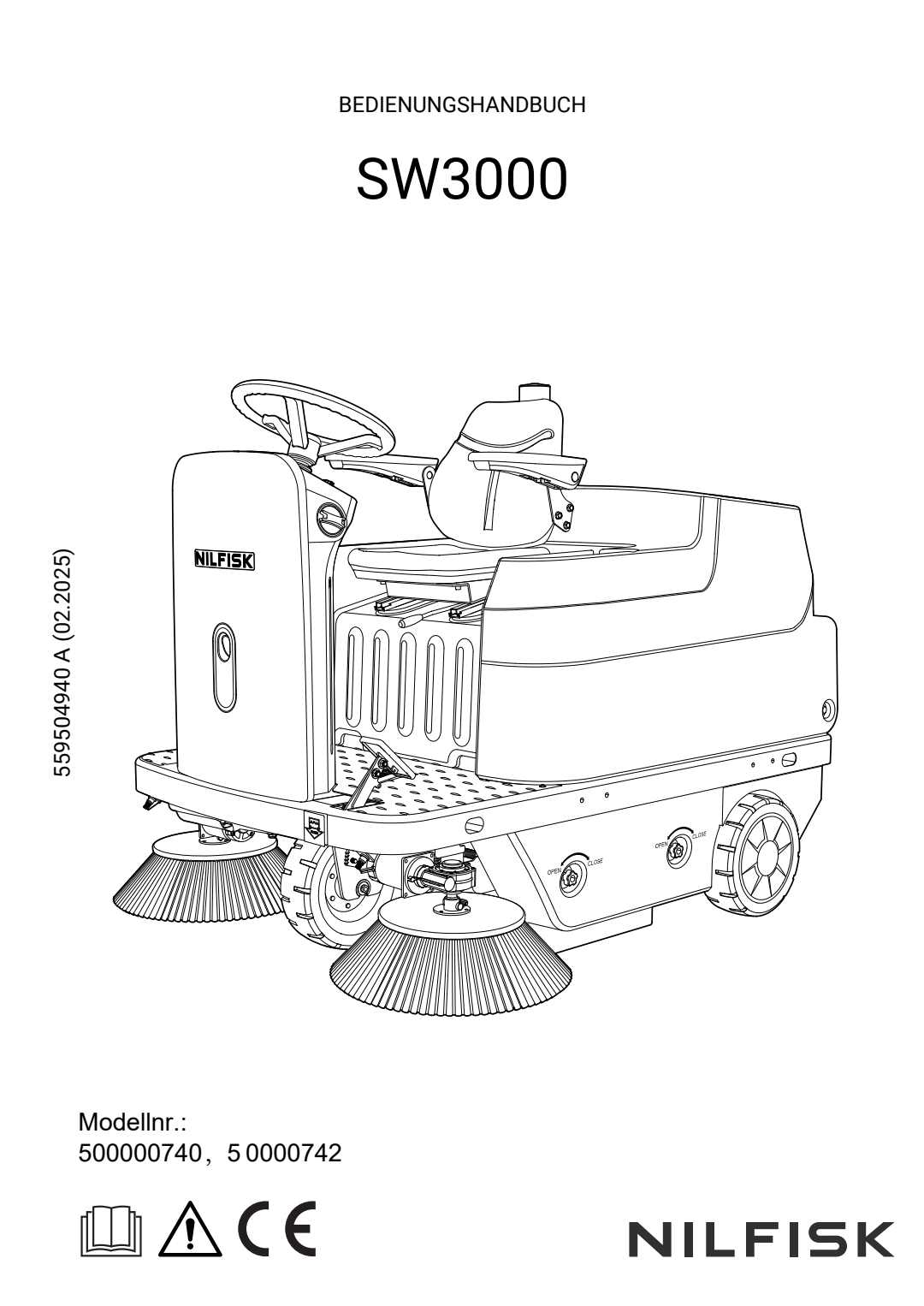 SW3000 INSTRUCTION FOR USE In German 559504940