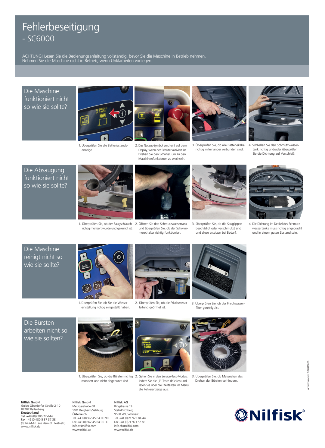 Sc6000 907000638 Fehlerbeseitigung