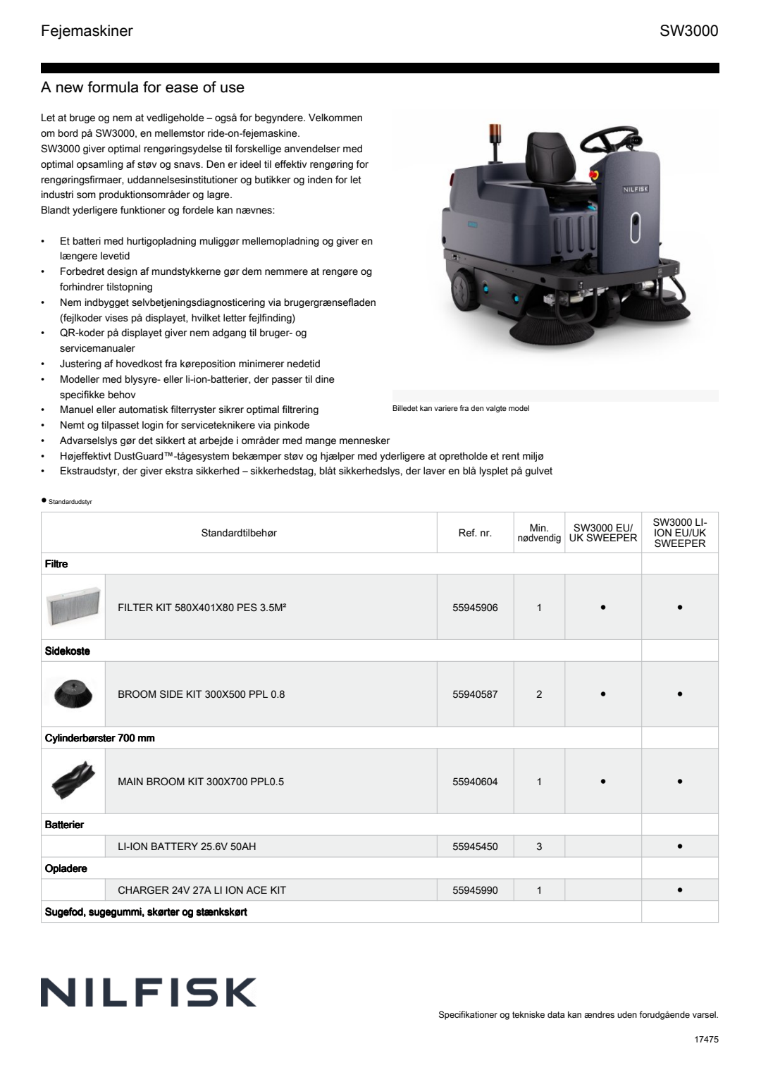 Factsheet SW3000