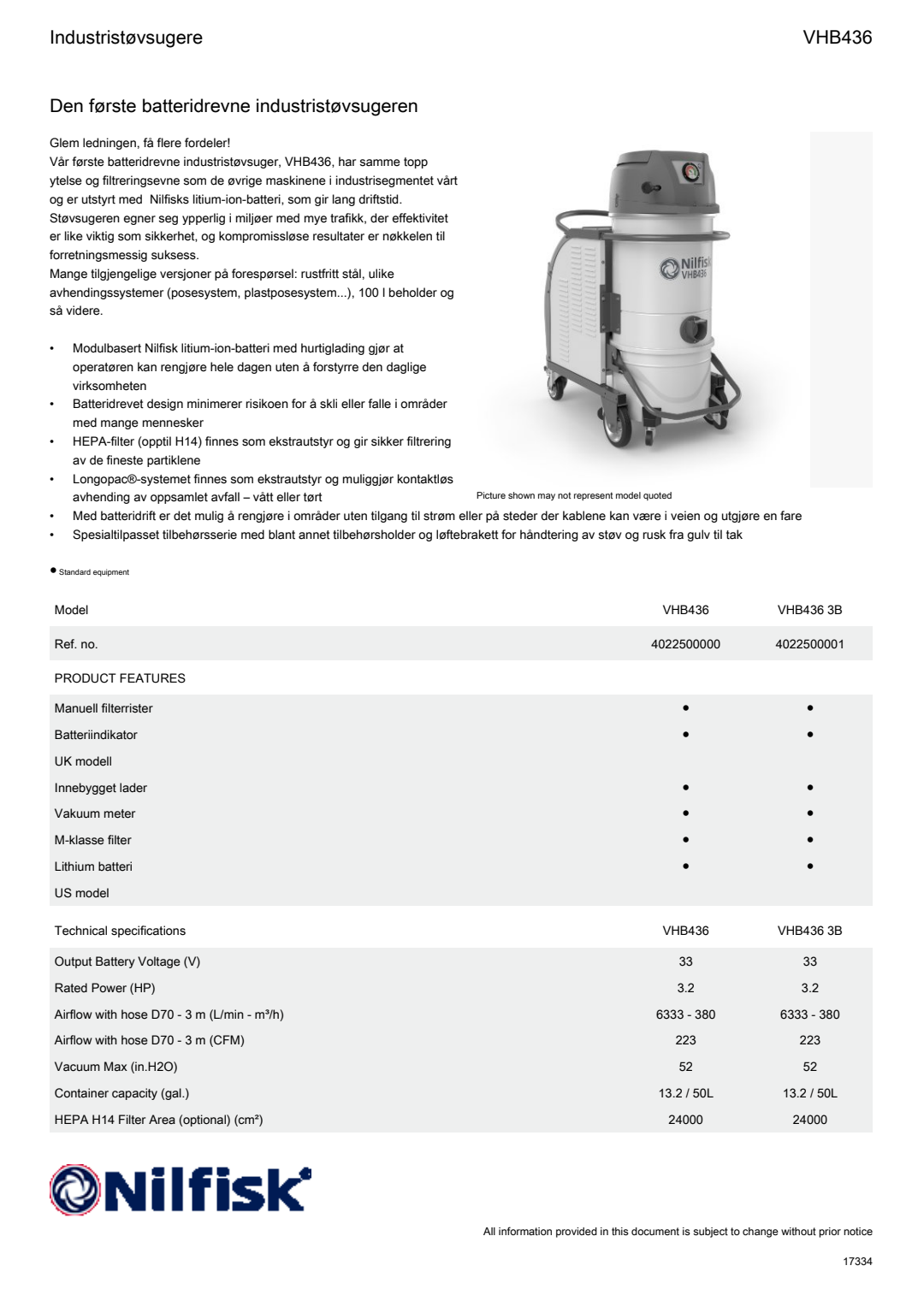 NB NO Vhb436factsheet