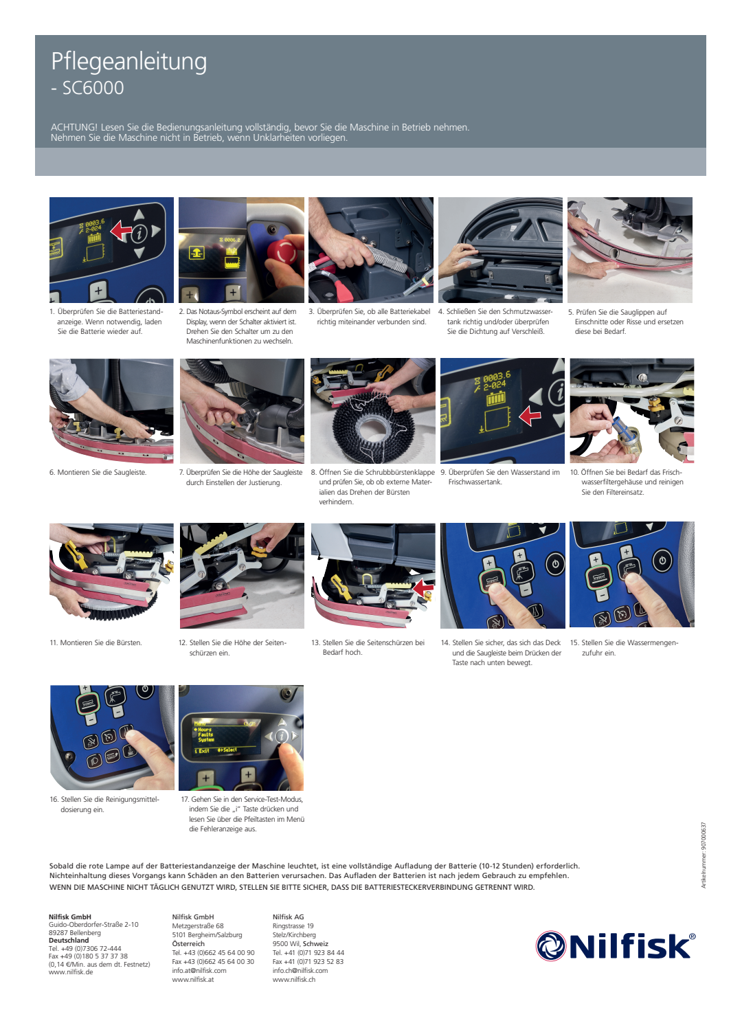 Sc6000 907000637 Pflegeanleitung