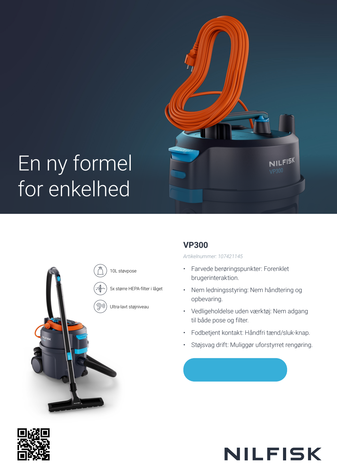 VP300 VP400 Produktskilt 15254 A4 DA DK