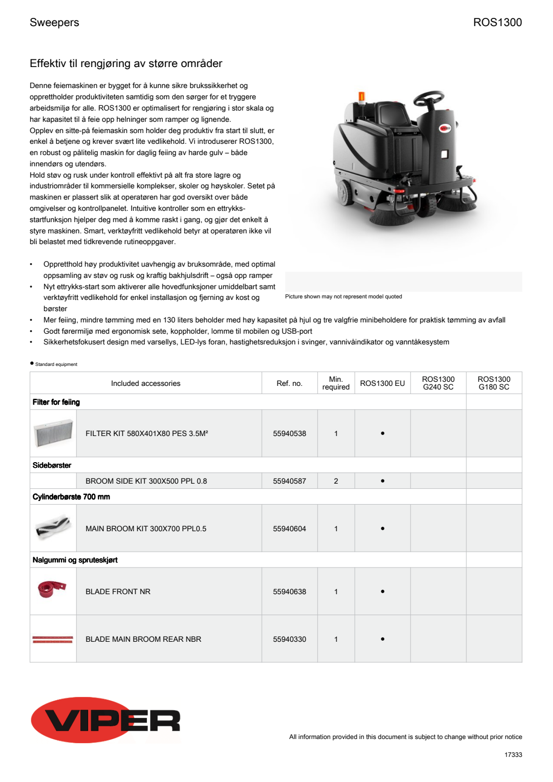 NB NO ROS1300 Factsheet