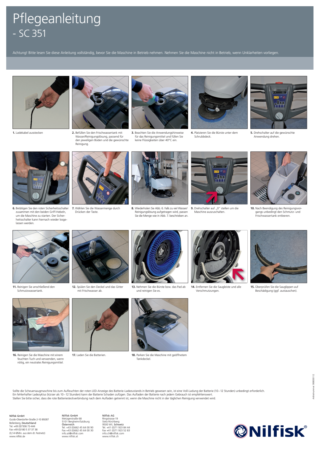 Sc351 908000112 Pflegeanleitung