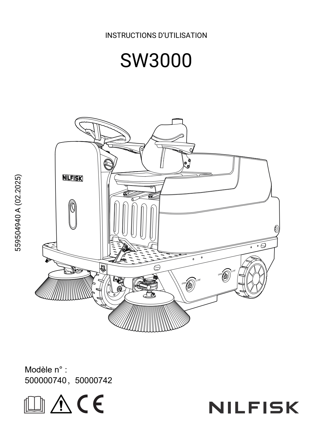 SW3000 INSTRUCTION FOR USE In French 559504940