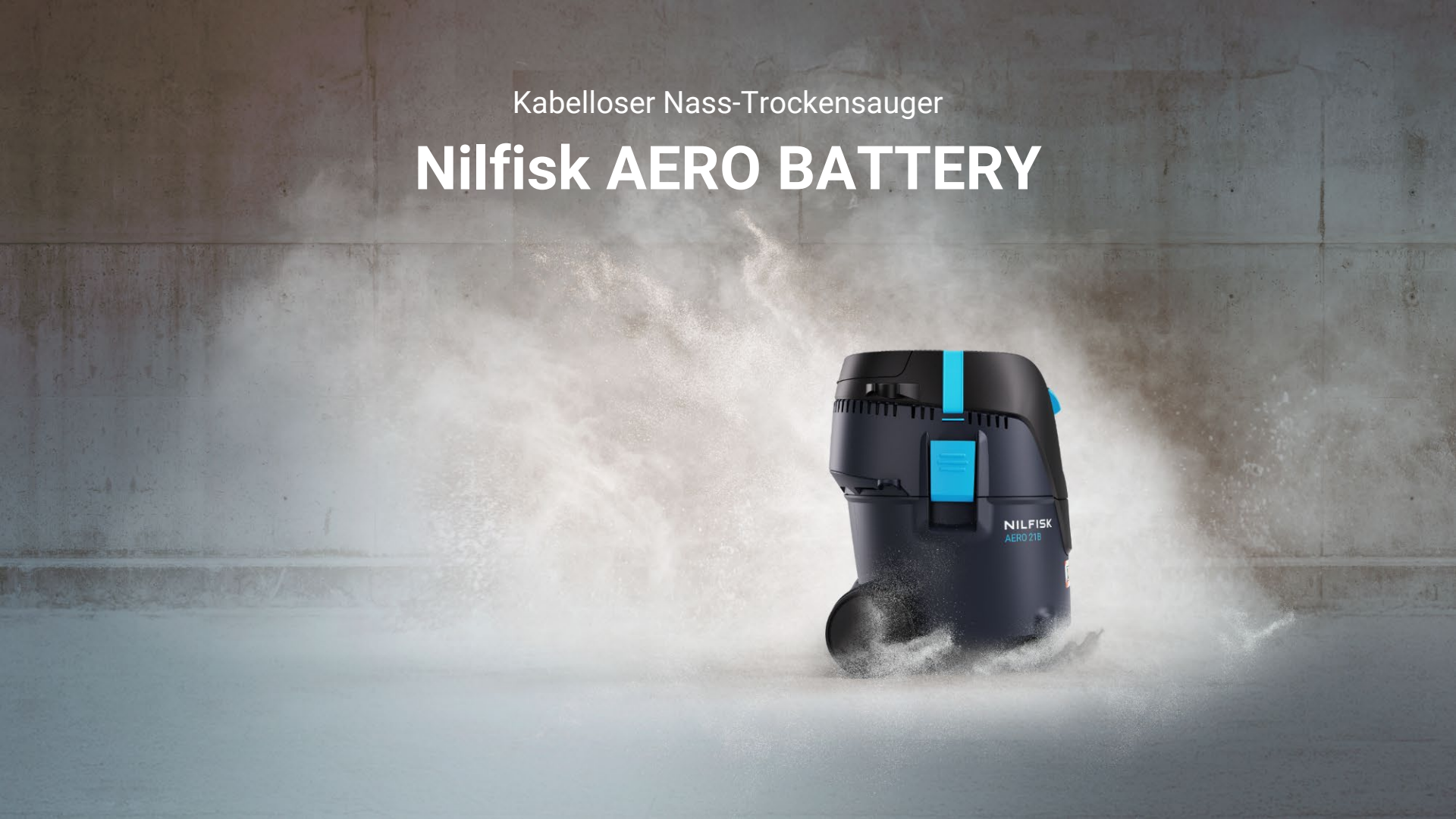AERO Battery Externe Präsentation DE Nilfisk