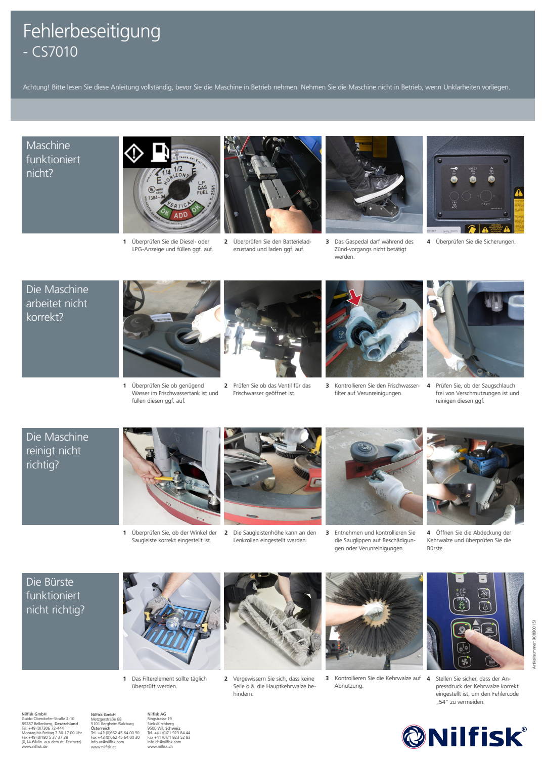 Cs7010 908000151 Fehlerbeseitigung