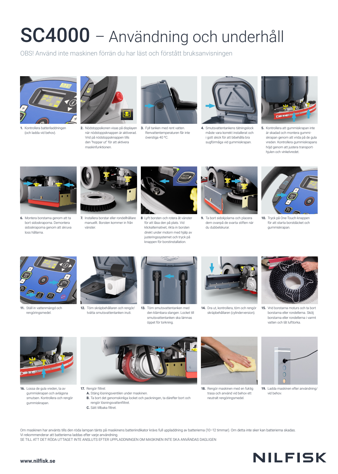 SV SE SC4000 Serviceposter Service Manual