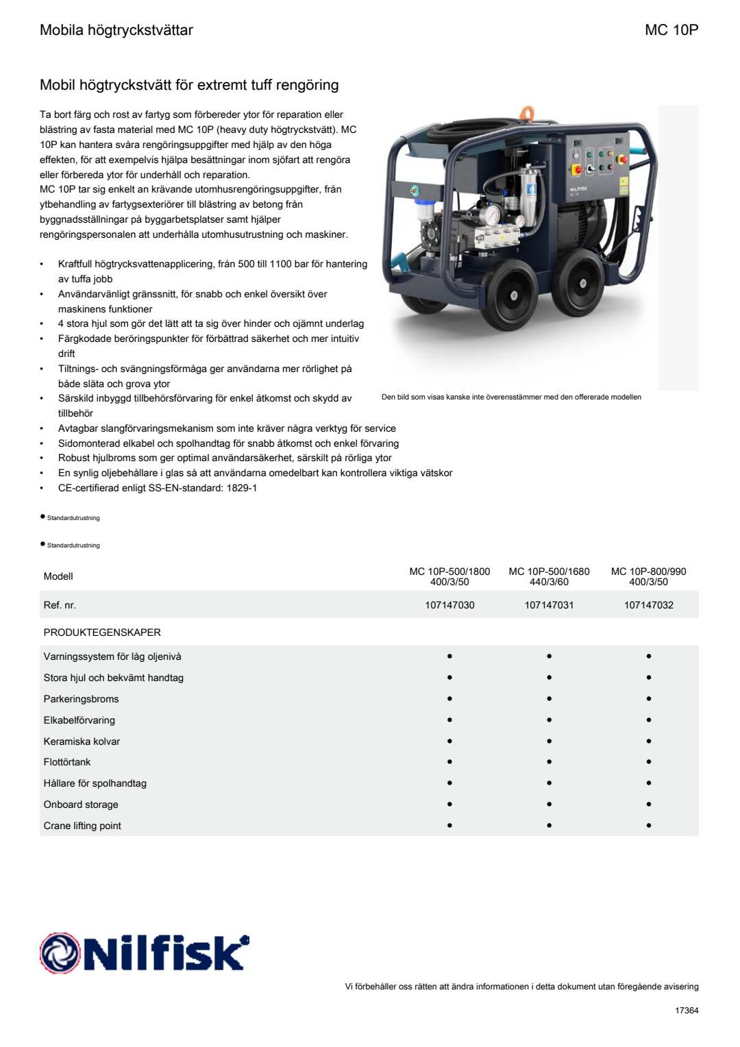 SV SE MC 10P Factsheet
