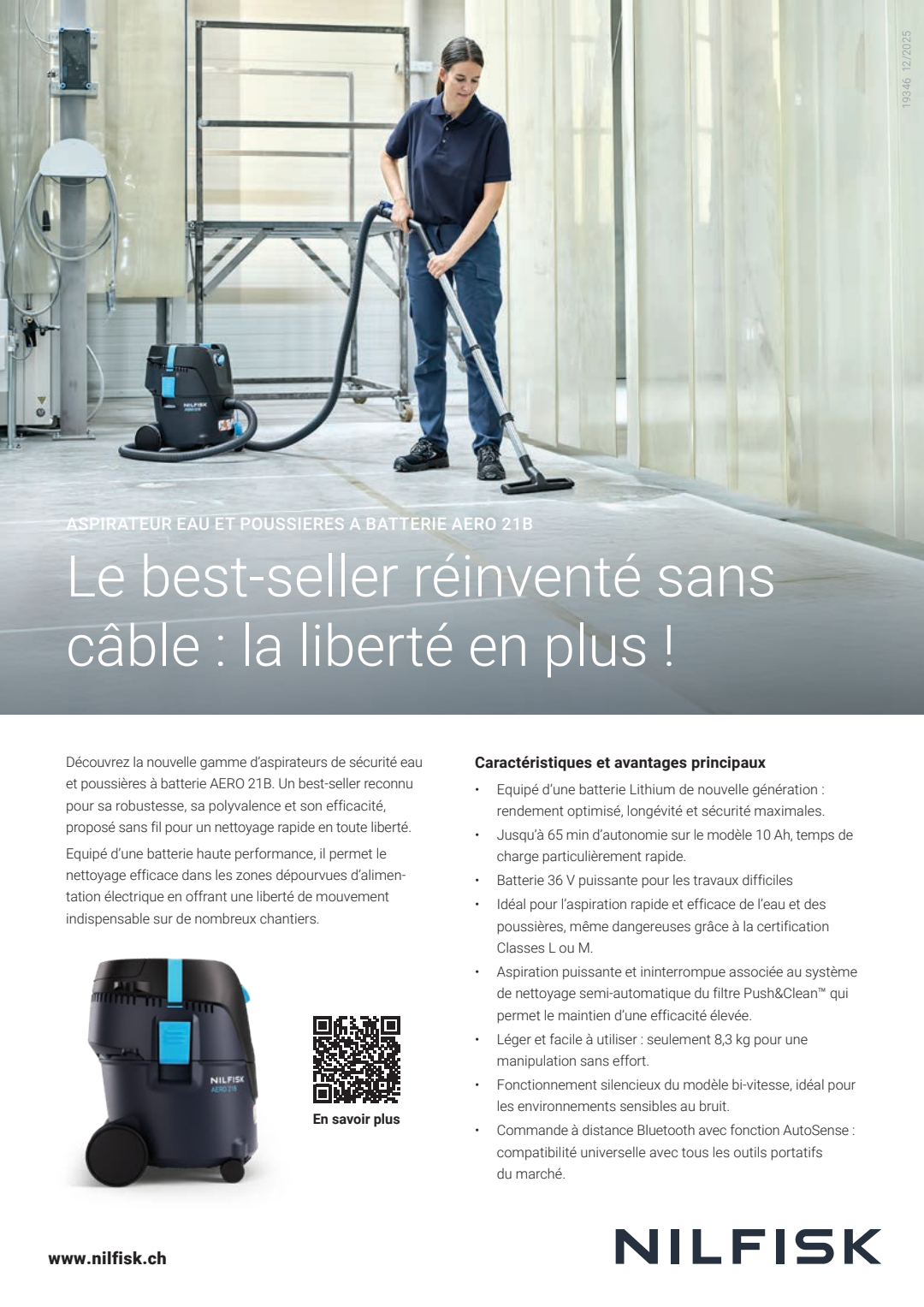 AERO Battery 2025 Product Sign A4 FR CH