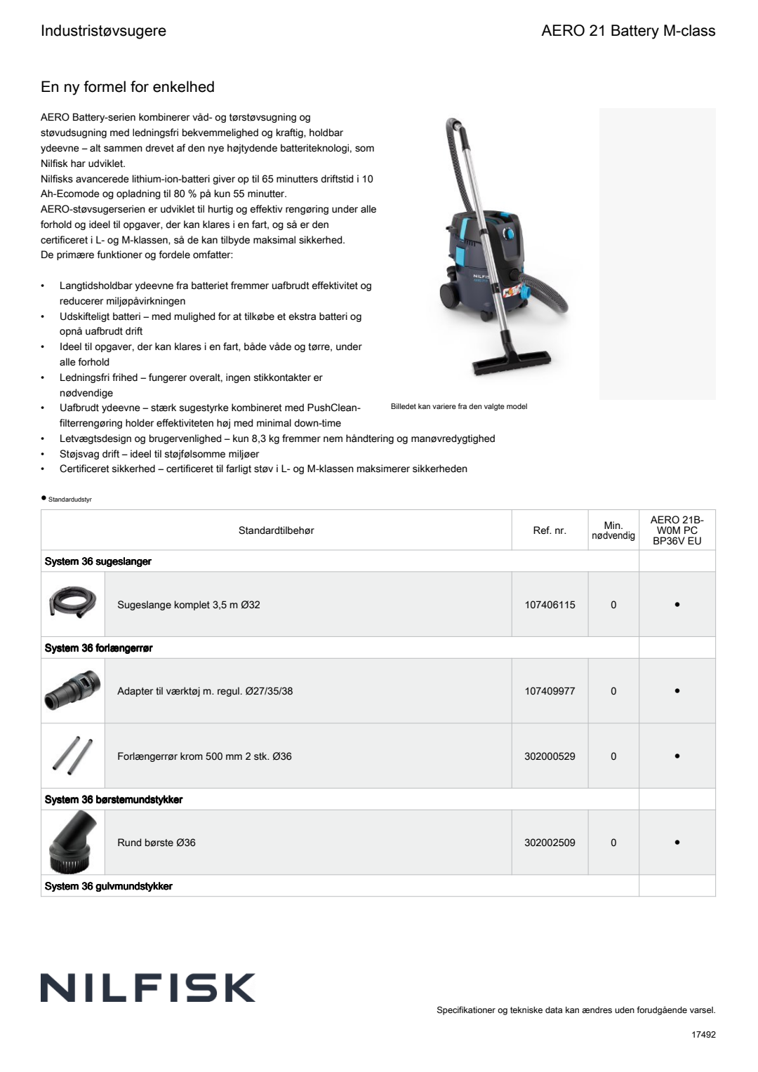 AERO 21 Battery M Class