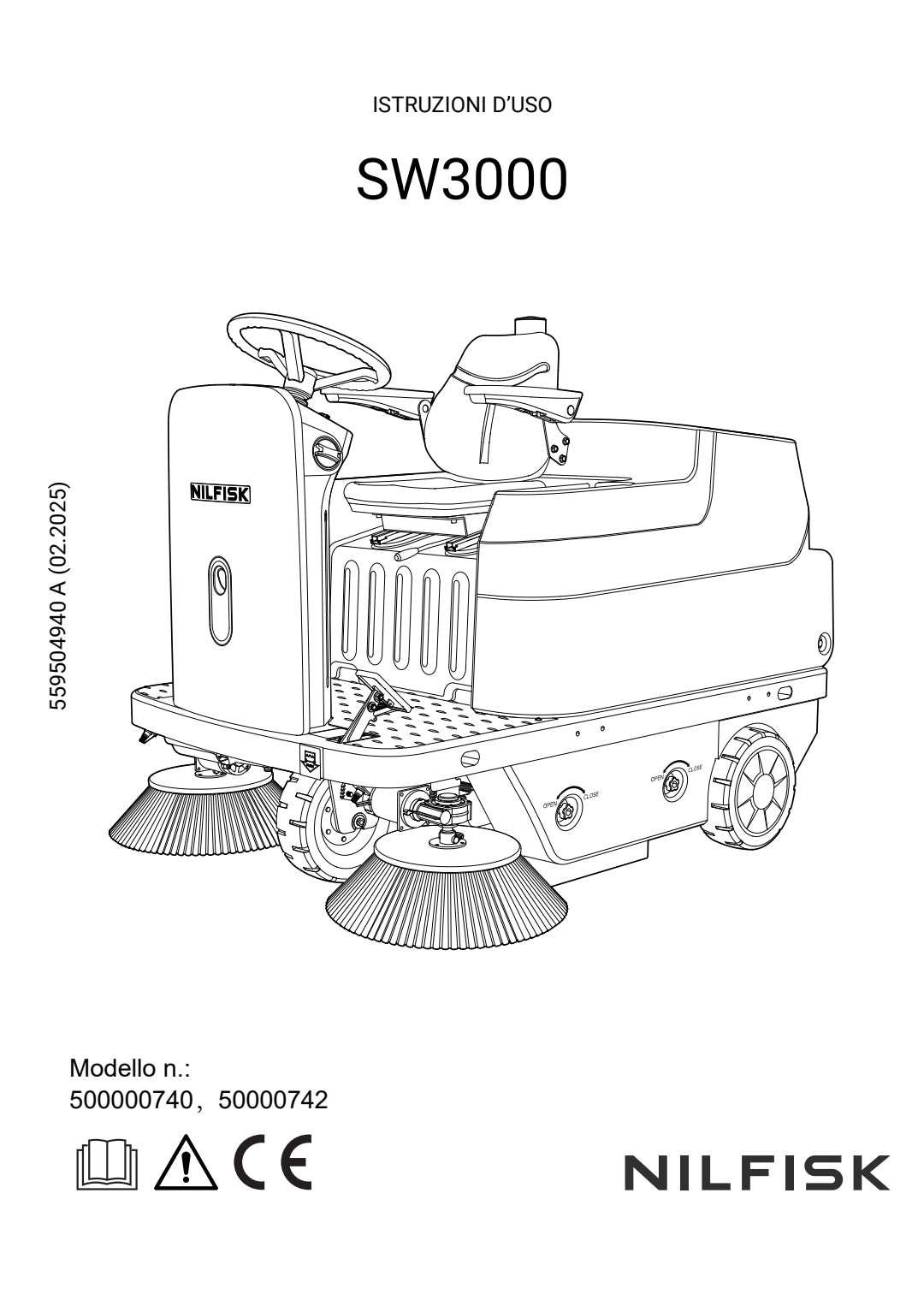 SW3000 INSTRUCTION FOR USE In Italian 559504940