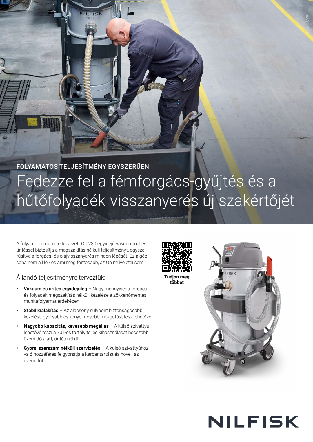 HU OIL230 Termékismertető lap sablon