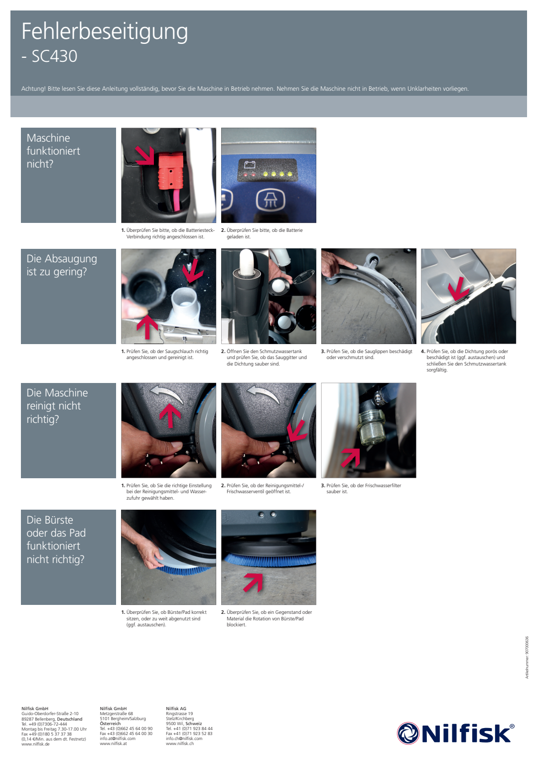 SC430 907000636 Fehlerbeseitigung JNJLLUF