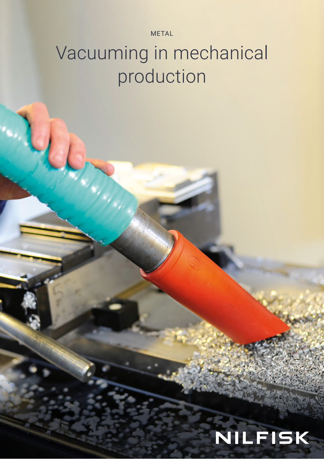 Metal Brochure Vacuuming In Mechanical Production