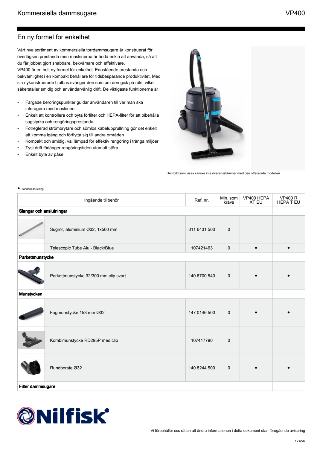Factsheet VP400