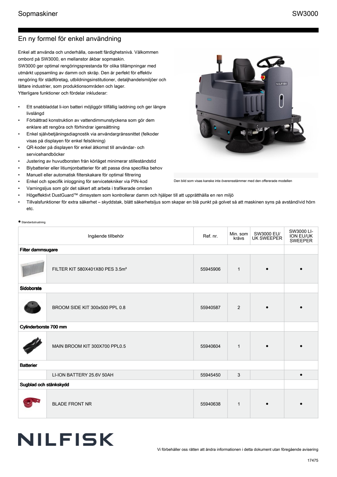 Factsheet SW3000