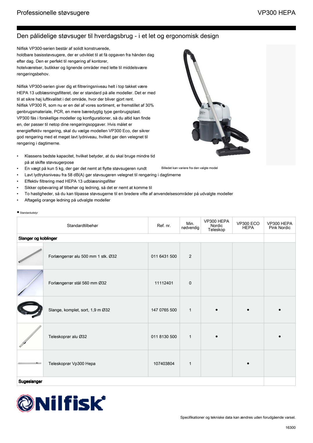 DK VP300R Factsheet