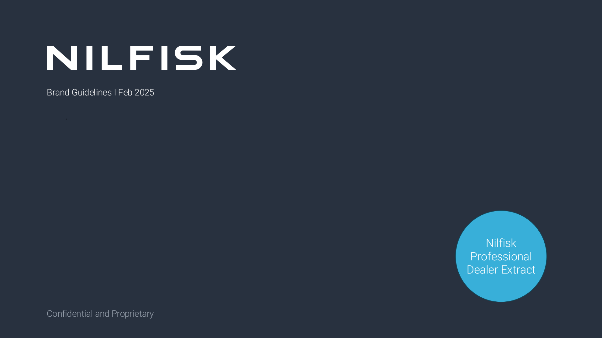 Nilfisk Brand Guidelines Dealer Extract 2025