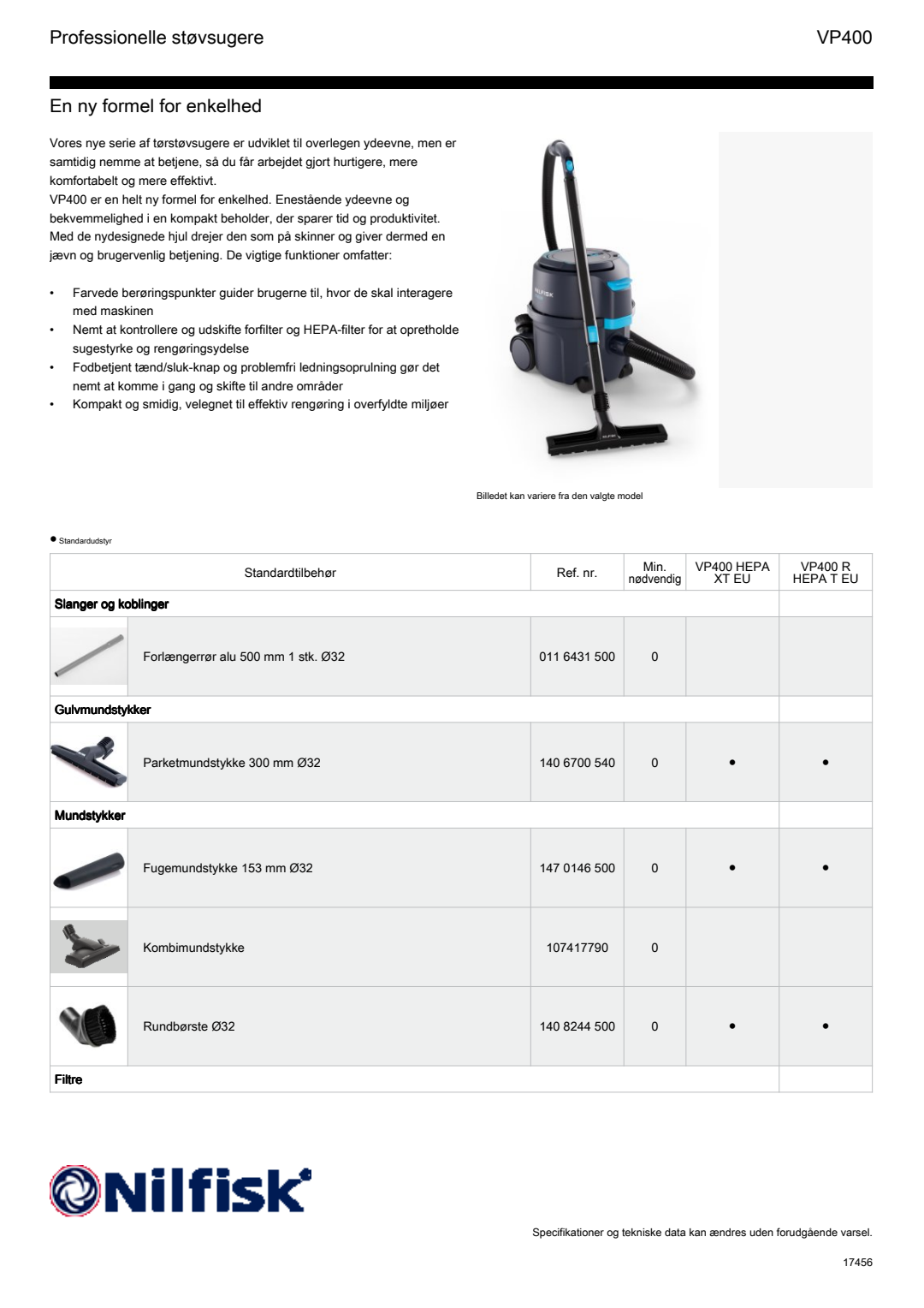 VP400 Factsheet