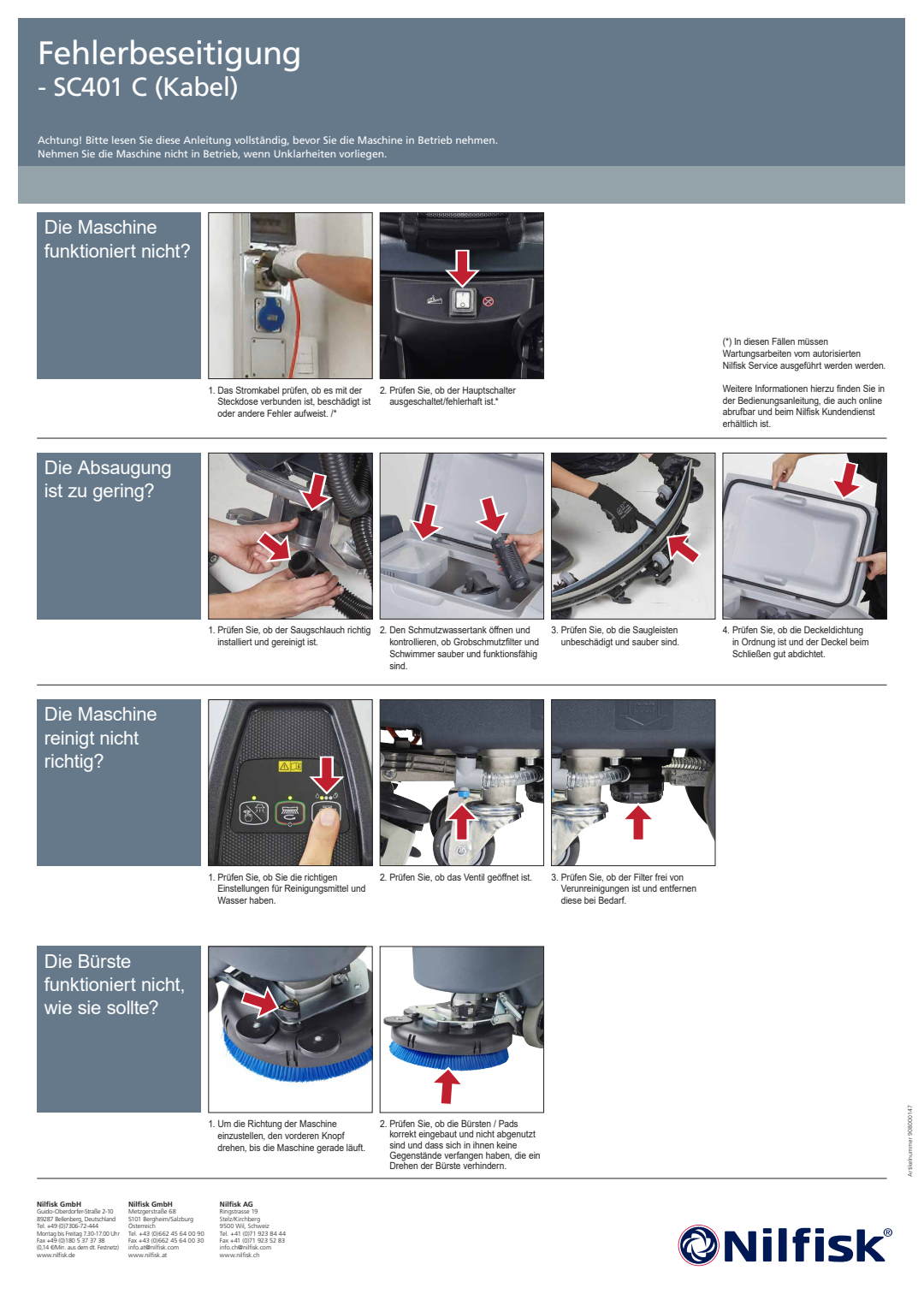 Sc401c 908000147 Fehlerbeseitigung